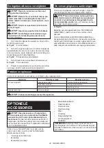 Preview for 40 page of Makita CL111D Instruction Manual