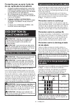 Preview for 18 page of Makita CL121DSA Instruction Manual