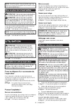 Preview for 20 page of Makita CL121DSA Instruction Manual