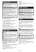 Preview for 13 page of Makita CL121DZ Instruction Manual