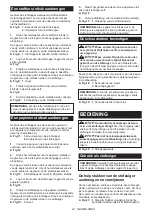 Preview for 43 page of Makita CL121DZ Instruction Manual