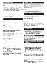 Preview for 11 page of Makita CS002G Instruction Manual