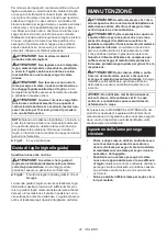 Preview for 42 page of Makita CS002G Instruction Manual