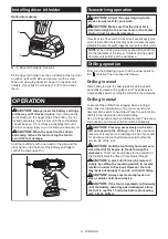 Preview for 37 page of Makita CT232RX Instruction Manual