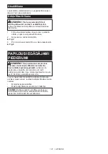 Preview for 131 page of Makita CW002GZ Instruction Manual