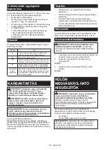 Preview for 167 page of Makita CW002GZ Instruction Manual