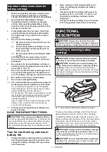 Preview for 4 page of Makita CX200RB Instruction Manual