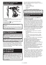 Preview for 18 page of Makita CX200RB Instruction Manual