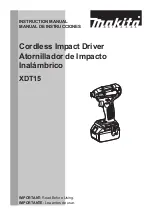 Preview for 21 page of Makita CX200RB Instruction Manual