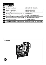 Makita DBN500ZJ Instruction Manual preview