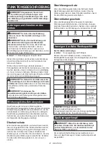 Preview for 21 page of Makita DBN600ZJ Instruction Manual