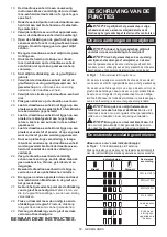 Preview for 60 page of Makita DBO380 Instruction Manual