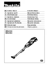 Preview for 1 page of Makita DCL182Z Instruction Manual