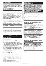 Preview for 48 page of Makita DCL280F Instruction Manual