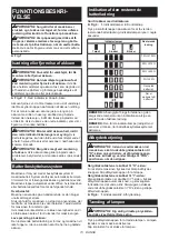 Preview for 73 page of Makita DCL280F Instruction Manual