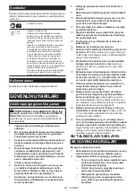 Preview for 89 page of Makita DCL280F Instruction Manual