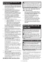 Preview for 40 page of Makita DCL280FZ Instruction Manual