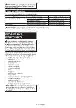 Preview for 75 page of Makita DCL281FZ Instruction Manual