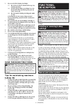 Preview for 9 page of Makita DCL281FZW Instruction Manual