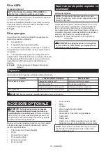 Preview for 57 page of Makita DCL281FZW Instruction Manual