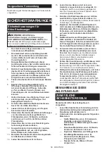 Preview for 59 page of Makita DCL281FZW Instruction Manual