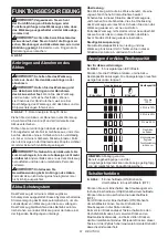 Preview for 61 page of Makita DCL281FZW Instruction Manual