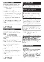 Preview for 72 page of Makita DCL282F Instruction Manual