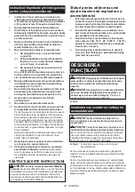 Preview for 54 page of Makita DCL282FZ Instruction Manual