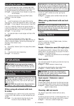 Preview for 14 page of Makita DCL285F Instruction Manual