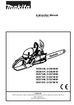 Makita DCS 6400 Instruction Manual preview