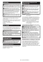 Preview for 20 page of Makita DCS552Z Instruction Manual