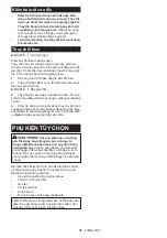 Preview for 31 page of Makita DCS552Z Instruction Manual