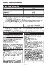 Preview for 43 page of Makita DCS552ZJ Instruction Manual