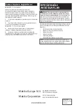 Preview for 80 page of Makita DCS552ZJ Instruction Manual