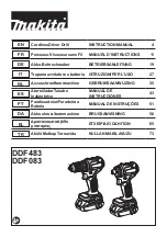 Makita DDF083RTJ Instruction Manual preview