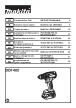 Preview for 1 page of Makita DDF485RAJ Instruction Manual