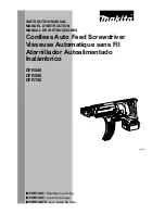 Preview for 1 page of Makita DFR550 Instruction Manual