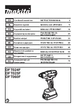 Makita DFT024F Instruction Manual preview