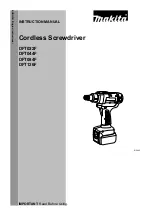 Makita DFT044F Instruction Manual preview