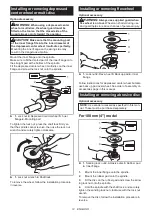 Preview for 12 page of Makita DGA412 Instruction Manual