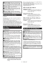 Preview for 72 page of Makita DGA417RTE Instruction Manual