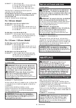 Preview for 36 page of Makita DGA506ZJ Instruction Manual