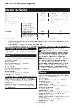 Preview for 71 page of Makita DGA506ZJ Instruction Manual