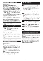 Preview for 16 page of Makita DGA701ZU Instruction Manual