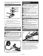 Preview for 12 page of Makita DGA901 Instruction Manual