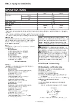 Preview for 6 page of Makita DHR243Z Instruction Manual