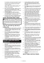 Preview for 11 page of Makita DKP181Z Instruction Manual