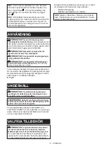 Preview for 13 page of Makita DLX5032T Manual