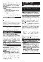 Preview for 22 page of Makita DLX5032T Manual