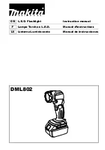 Makita DML802B Instruction Manual preview